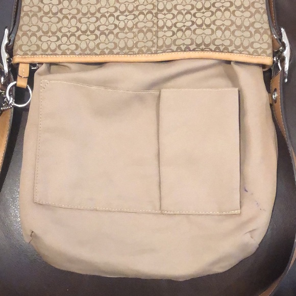 COACH Mini Jacquard Signature C Crossbody Convertible Tote Shoulder Bag - Picture 12 of 17